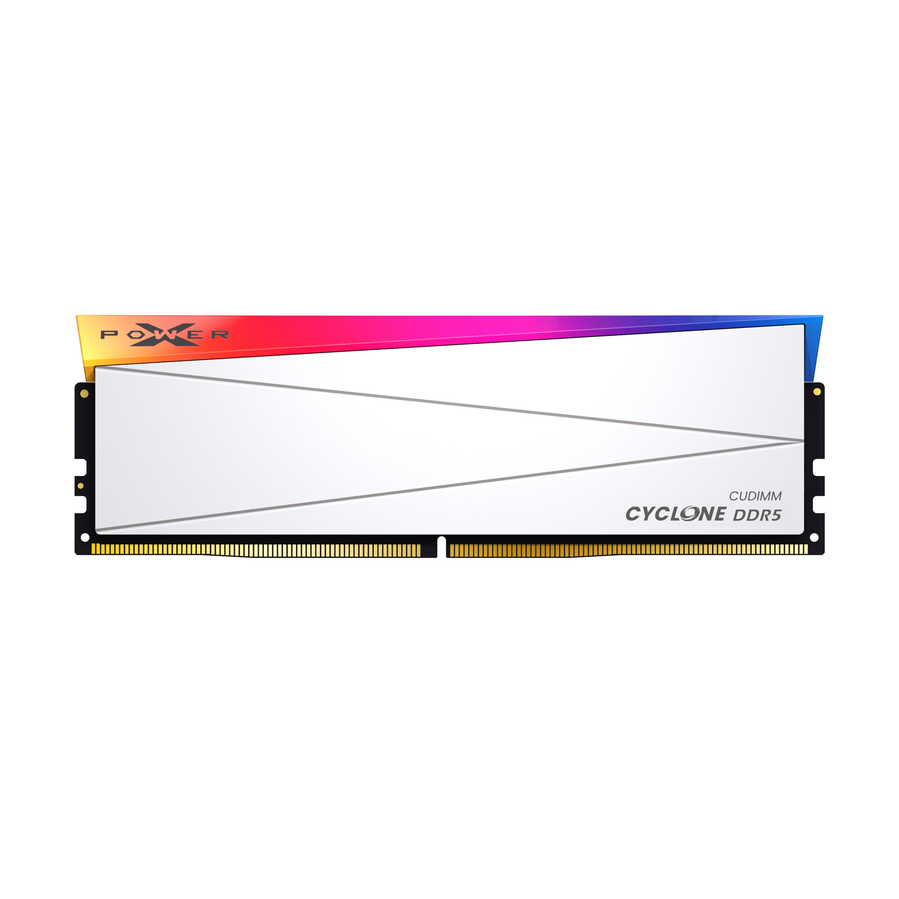 Silicon Power Cyclone RGB DDR5 6000MT/s (PC5-48000) CL36 16GB Single Pack 1.35V Desktop Unbuffered DIMM