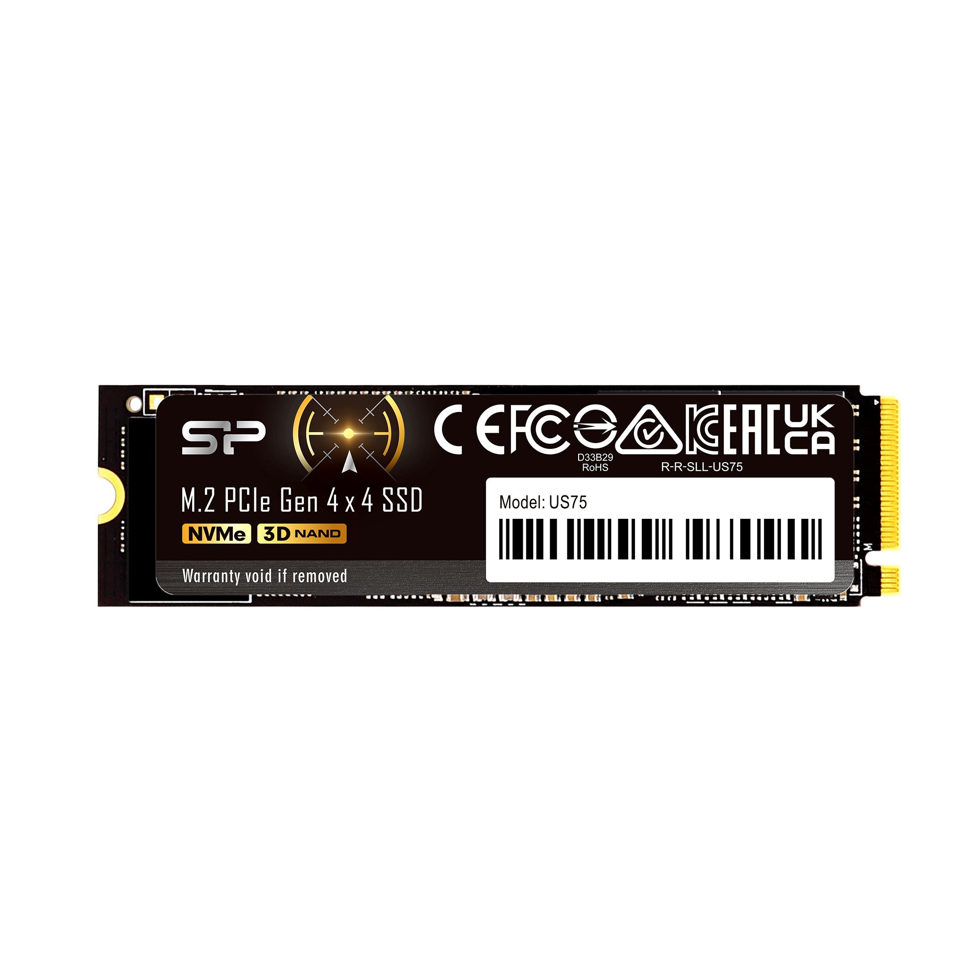 Silicon Power US75 1TB-4TB NVMe Gen4x4 M.2 2280 Internal Solid State Drive Compatible with PS5