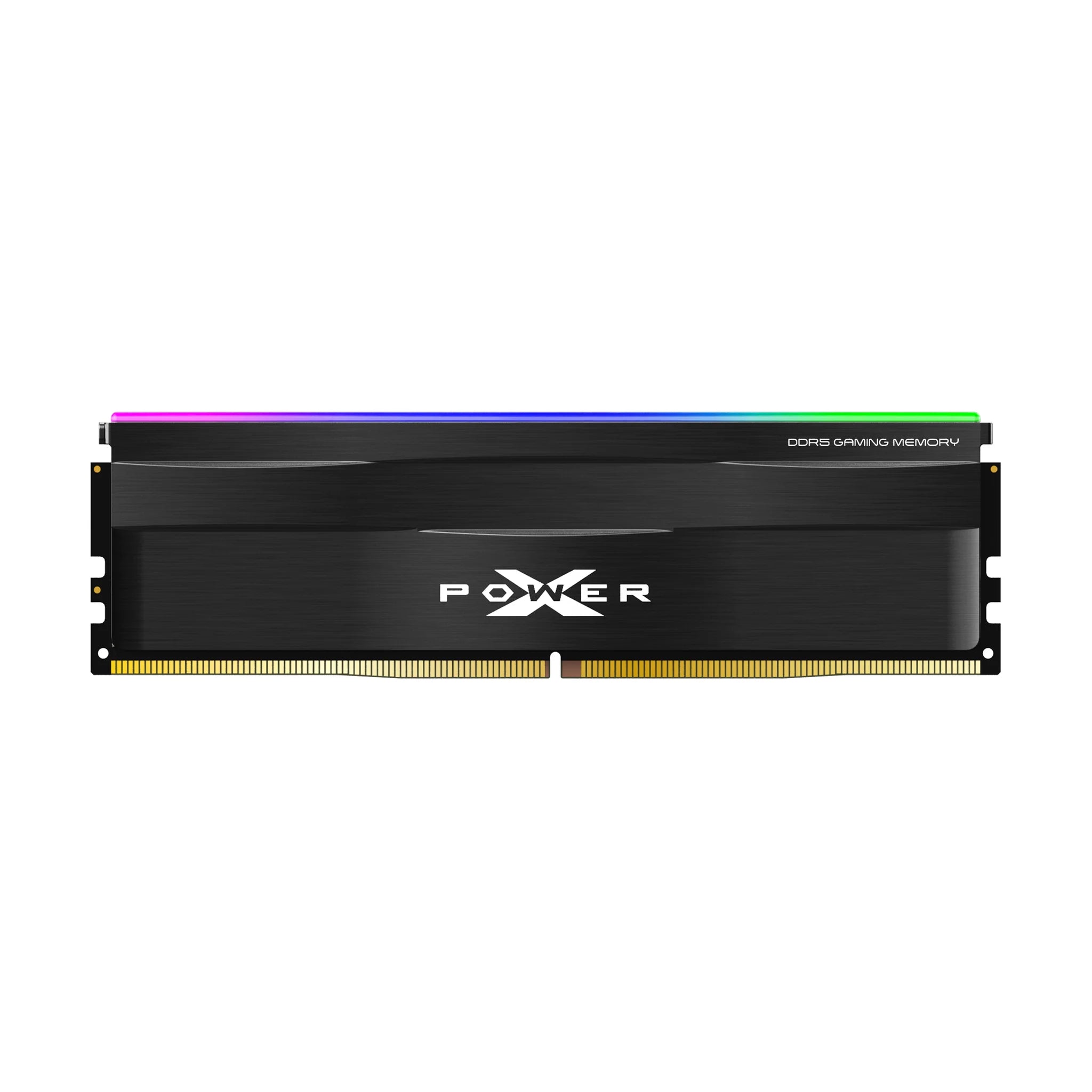 Silicon Power Zenith RGB DDR5 6000MT/s (PC5-48000) CL36 16GB(1x16GB) 1.35V Desktop Unbuffered DIMM [Black/White]